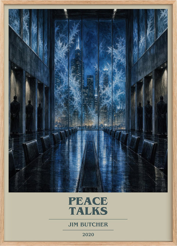 Peace Talks Book Cover Poster by Jim Butcher