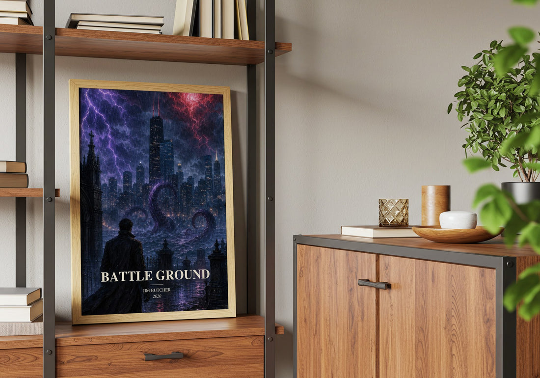 Battle Ground book watercolour illustration paper finish options – matte satin gloss