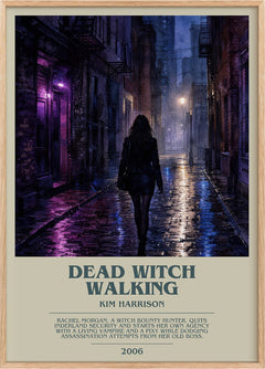 Dead Witch Walking Bookish Wall Art by Kim Harrison