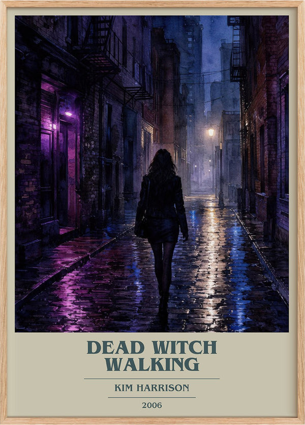 Dead Witch Walking Book Cover Poster by Kim Harrison