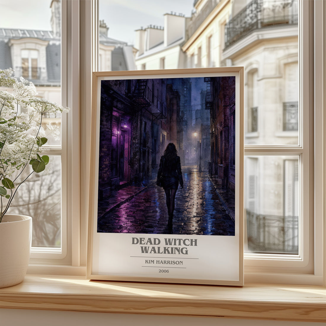 Dead Witch Walking book cover poster colour and style options – Kim Harrison book art