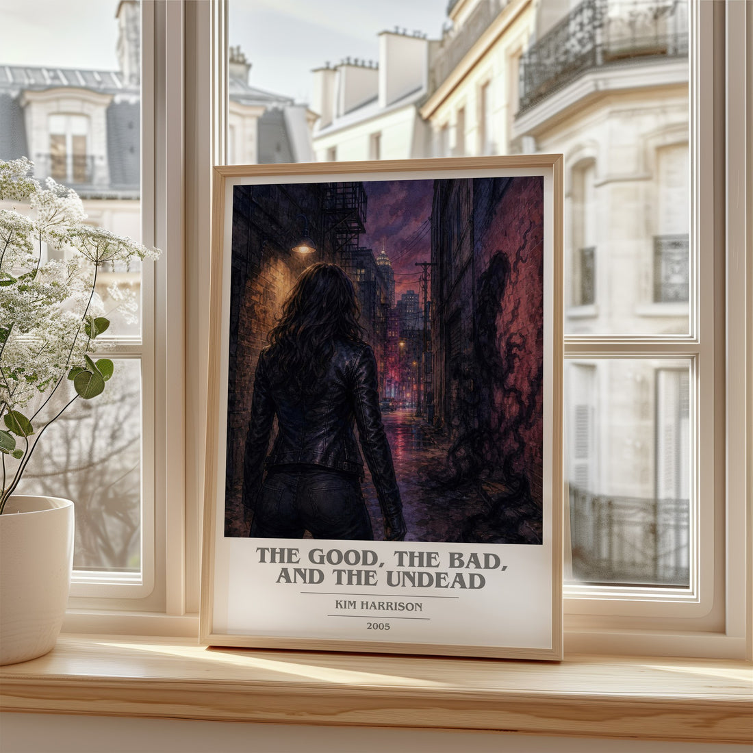 The Good, the Bad, and the Undead book cover poster colour and style options – Kim Harrison book art