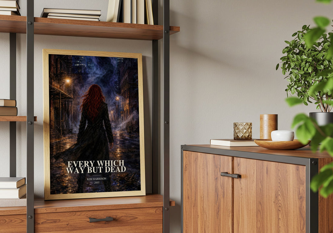 Every Which Way But Dead book watercolour illustration paper finish options – matte satin gloss