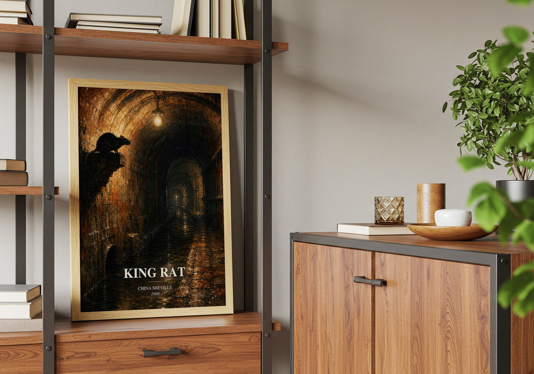 King Rat book watercolour illustration paper finish options – matte satin gloss