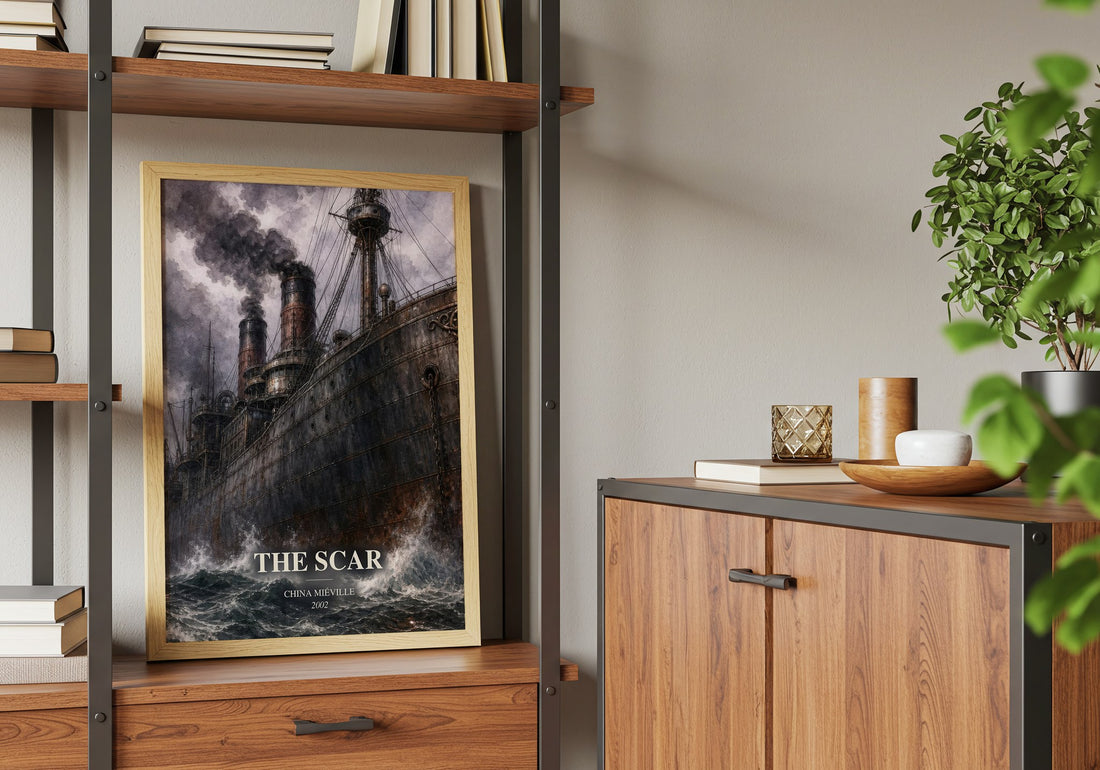 The Scar book watercolour illustration paper finish options – matte satin gloss