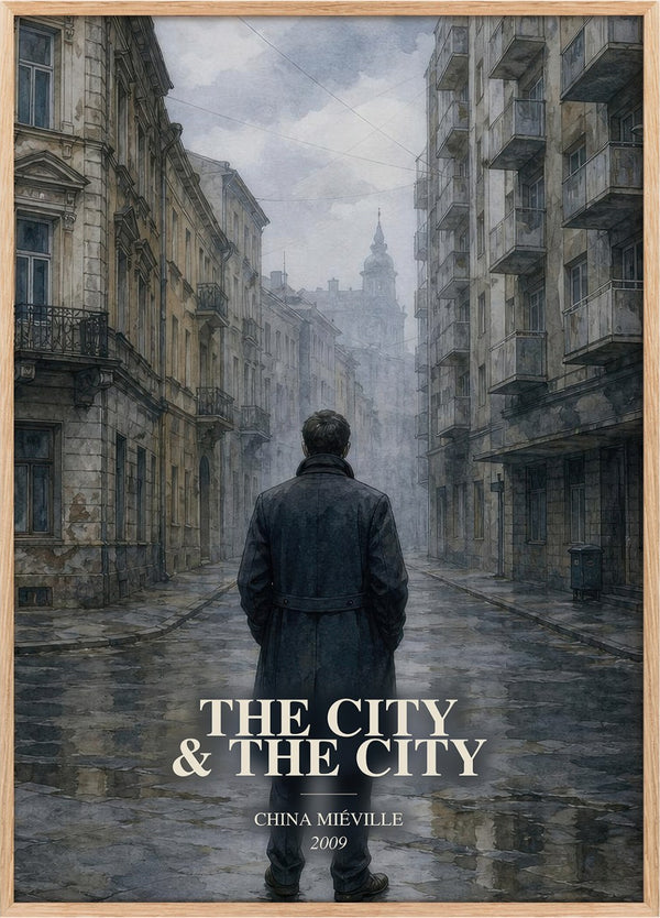 The City & the City Book Watercolour Illustration by China Miéville