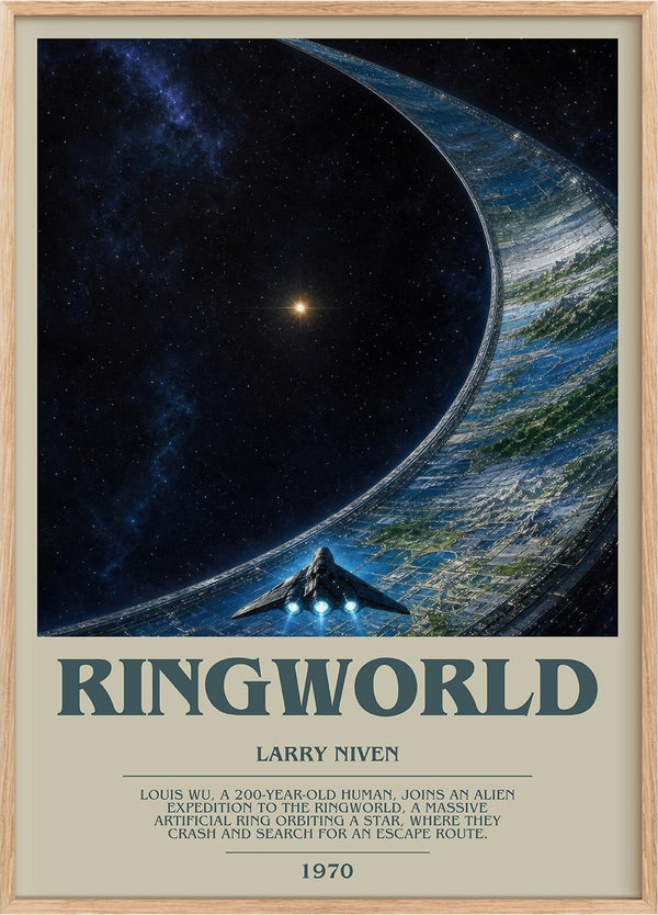 Ringworld Bookish Wall Art by Larry Niven