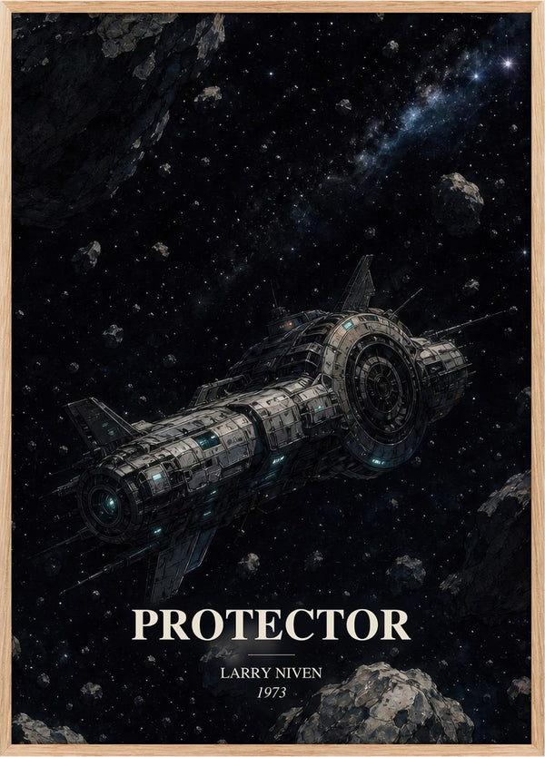 Protector Book Watercolour Illustration by Larry Niven