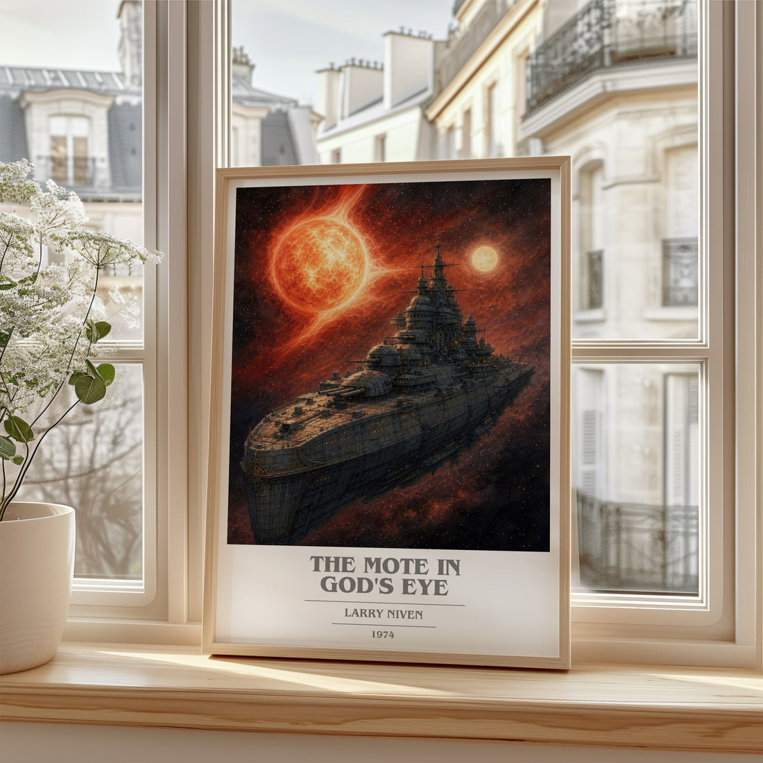 The Mote in God's Eye book cover poster colour and style options – Larry Niven book art