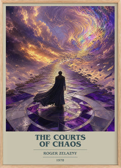The Courts of Chaos Book Cover Poster by Roger Zelazny