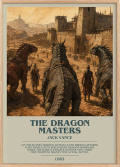 The Dragon Masters Bookish Wall Art by Jack Vance