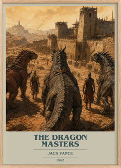 The Dragon Masters Book Cover Poster by Jack Vance