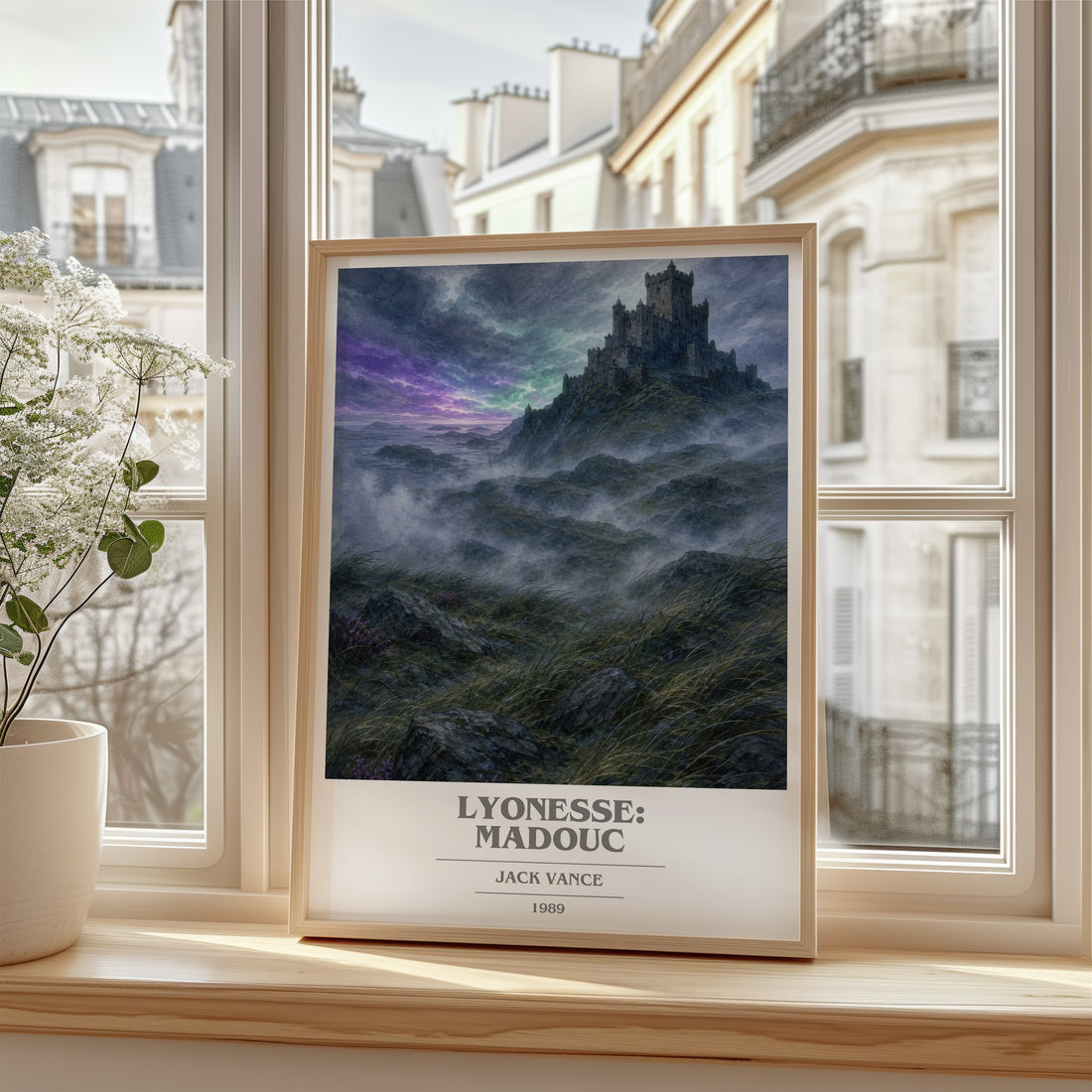 Lyonesse: Madouc book cover poster colour and style options – Jack Vance book art