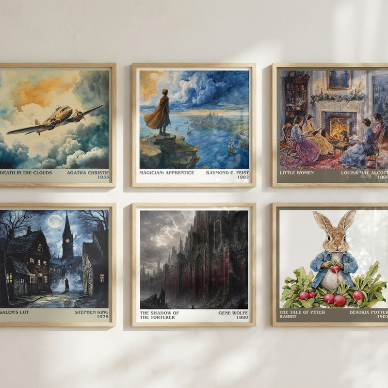 The Shadow of the Torturer literary art print colour and style options – Gene Wolfe book art