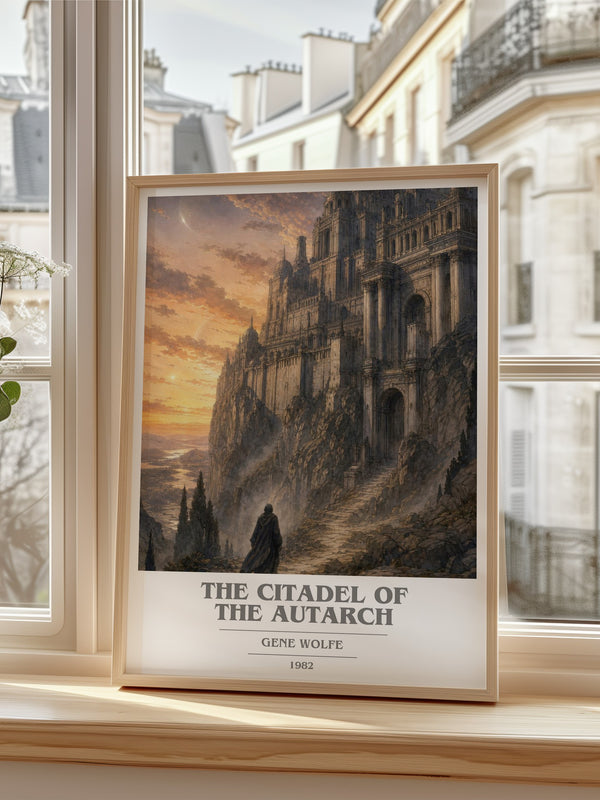 The Citadel of the Autarch book cover poster colour and style options – Gene Wolfe book art