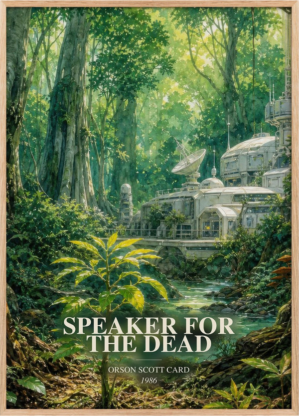Speaker for the Dead Book Watercolour Illustration by Orson Scott Card