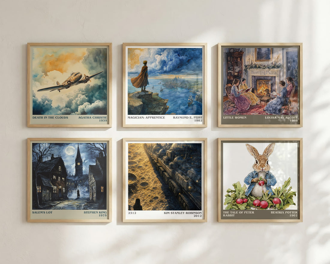 2312 literary art print colour and style options – Kim Stanley Robinson book art