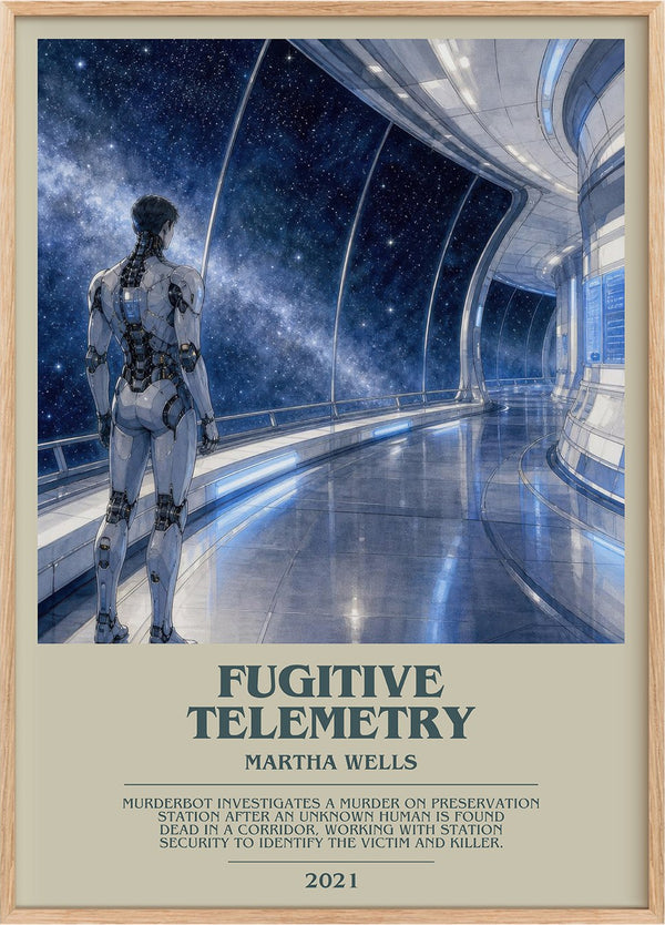 Fugitive Telemetry Bookish Wall Art by Martha Wells