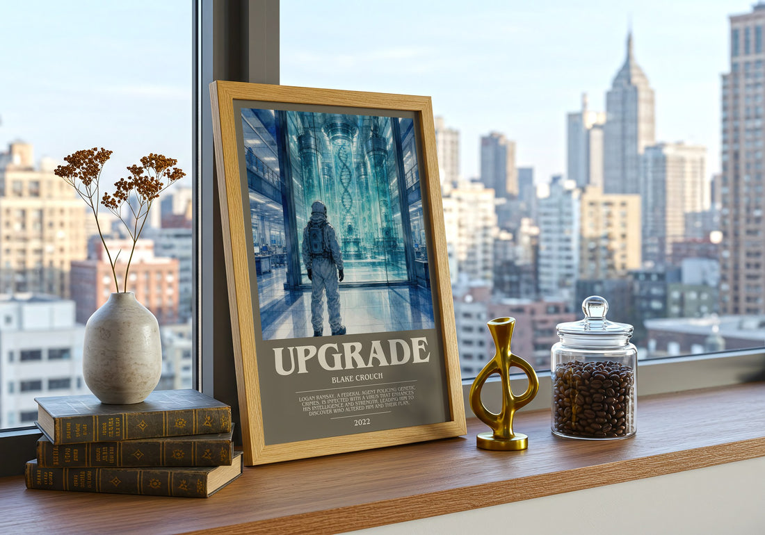 Upgrade bookish print framed by window – literary home decor