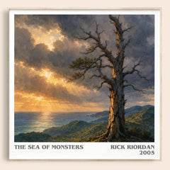 The Sea of Monsters Literary Art Print by Rick Riordan