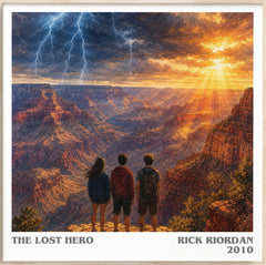 The Lost Hero Literary Art Print by Rick Riordan