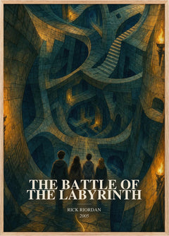 Battle of the Labyrinth Book Watercolour Illustration by Rick Riordan