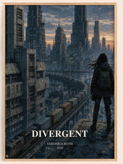Divergent Book Watercolour Illustration by Veronica Roth