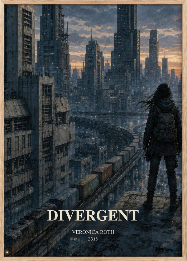 Divergent Book Watercolour Illustration by Veronica Roth