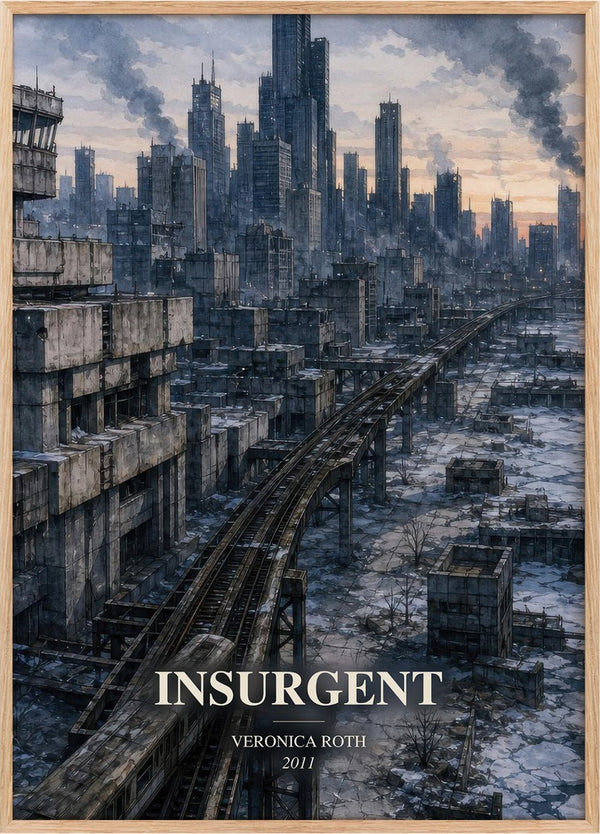 Insurgent Book Watercolour Illustration by Veronica Roth