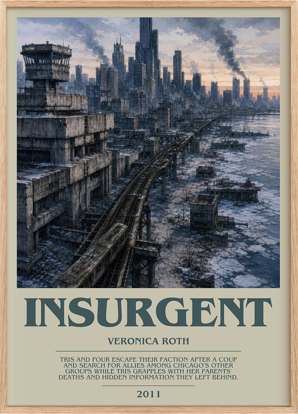 Insurgent Bookish Wall Art by Veronica Roth