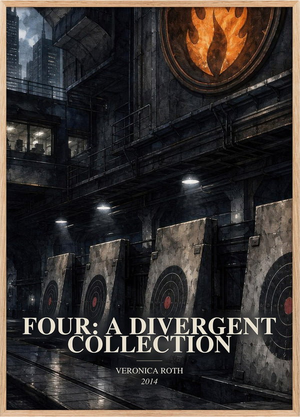 Four: A Divergent Collection Book Watercolour Illustration by V. Roth