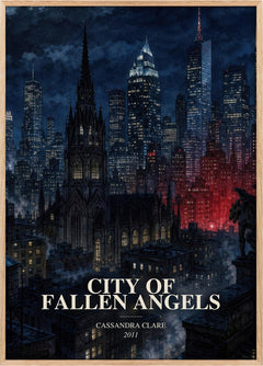 City of Fallen Angels Book Watercolour Illustration by Cassandra Clare