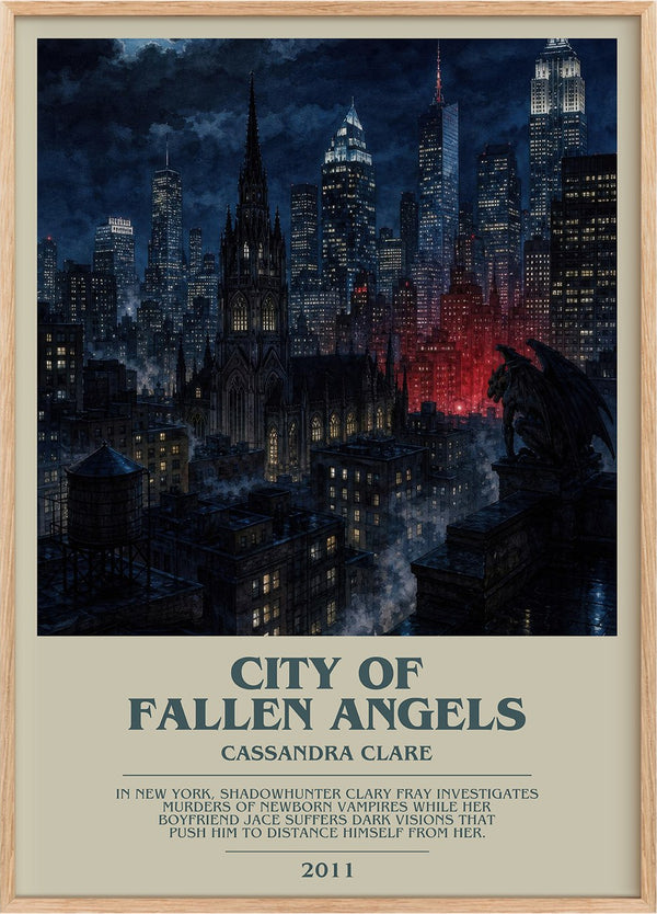 City of Fallen Angels Bookish Wall Art by Cassandra Clare
