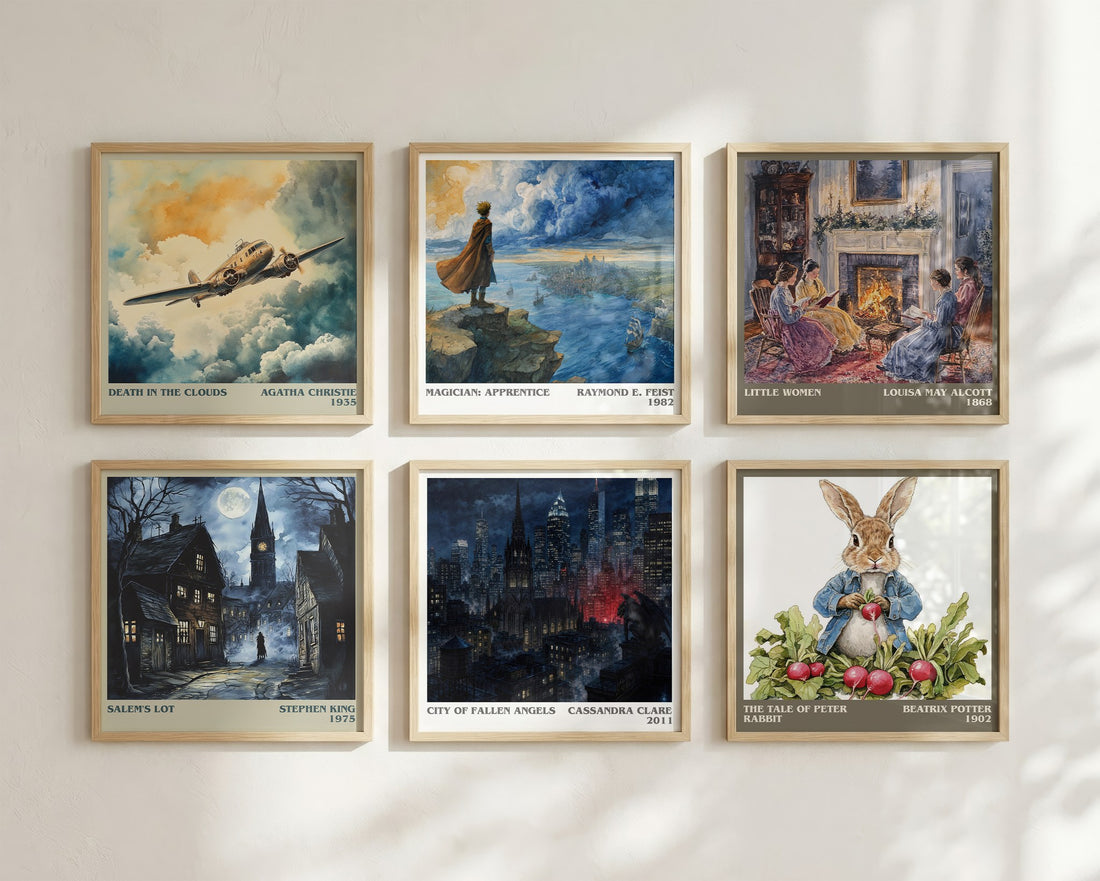 City of Fallen Angels literary art print colour and style options – Cassandra Clare book art