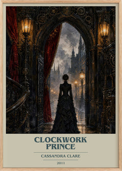 Clockwork Prince Book Cover Poster by Cassandra Clare