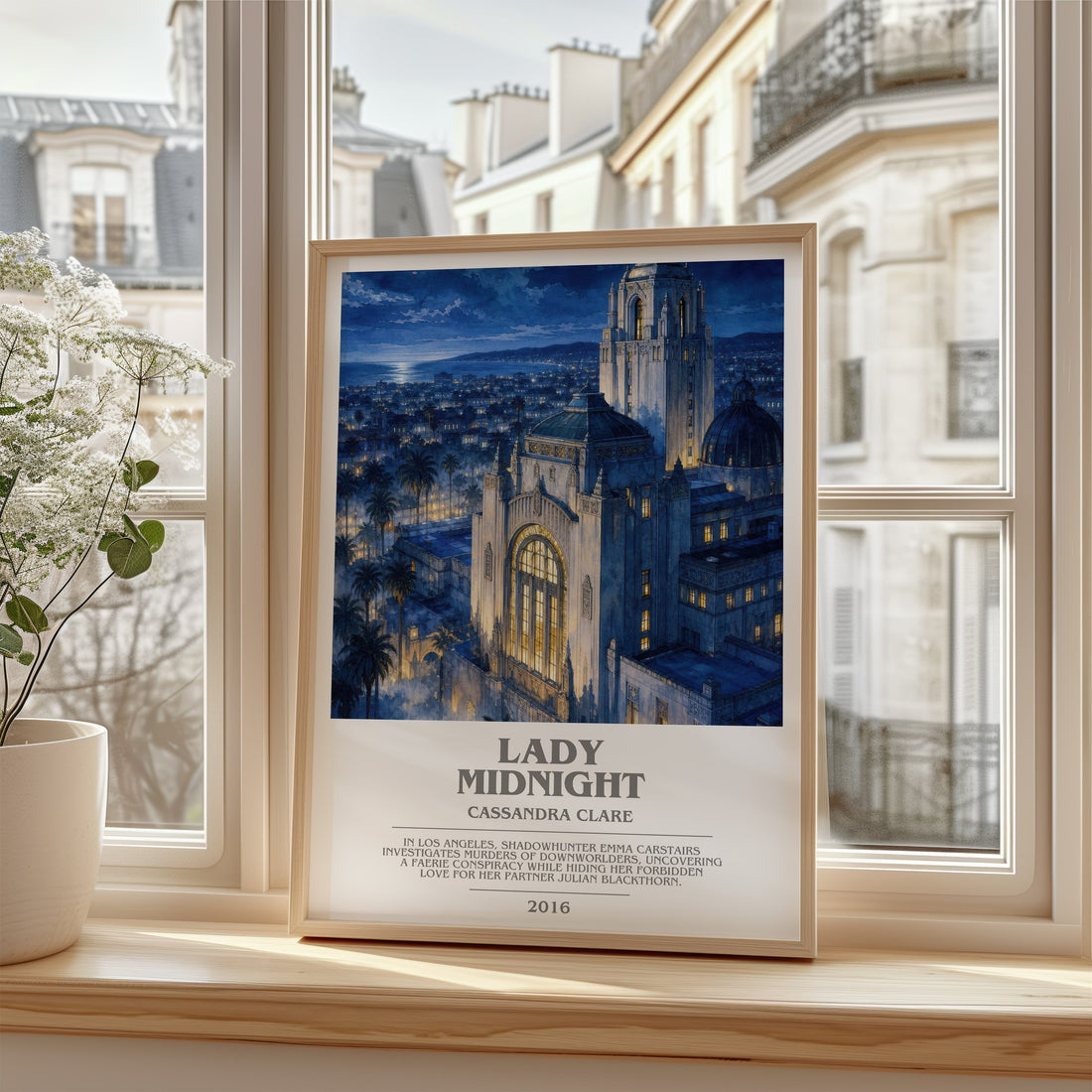 Lady Midnight bookish poster colour and style options – Cassandra Clare book art