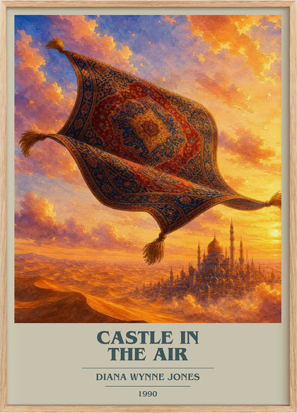 Castle in the Air Book Cover Poster by Diana Wynne Jones
