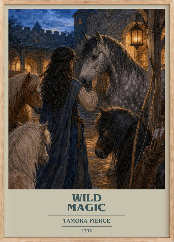 Wild Magic Book Cover Poster by Tamora Pierce