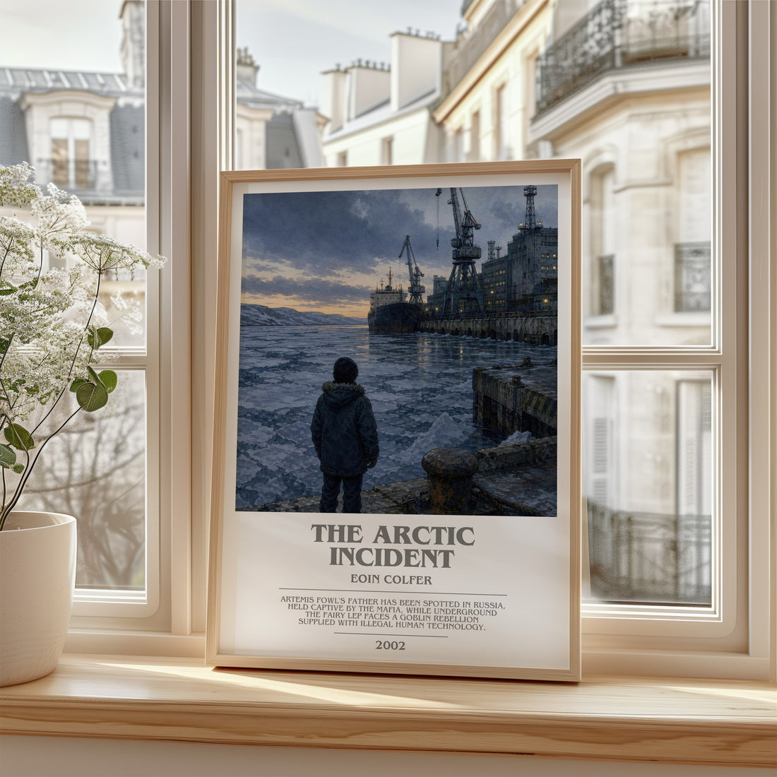 The Arctic Incident bookish poster colour and style options – Eoin Colfer book art