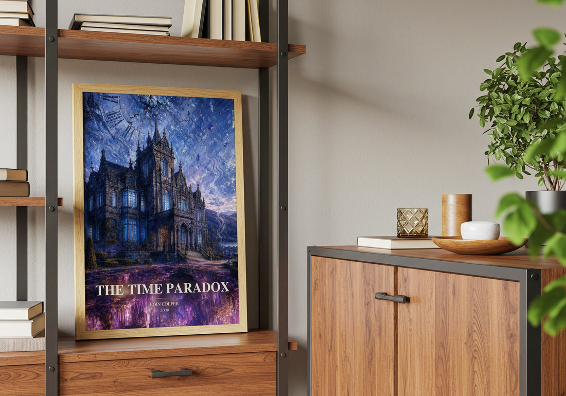 The Time Paradox book watercolour illustration paper finish options – matte satin gloss