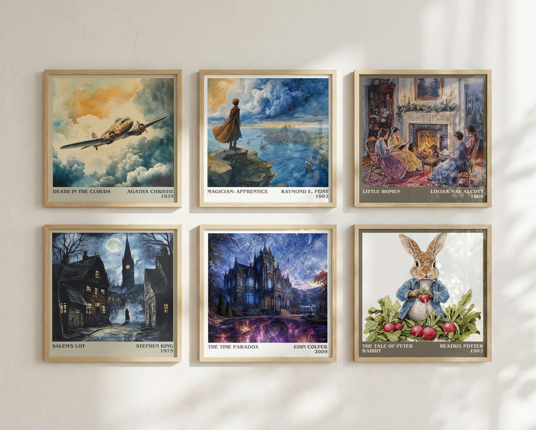 The Time Paradox literary art print colour and style options – Eoin Colfer book art