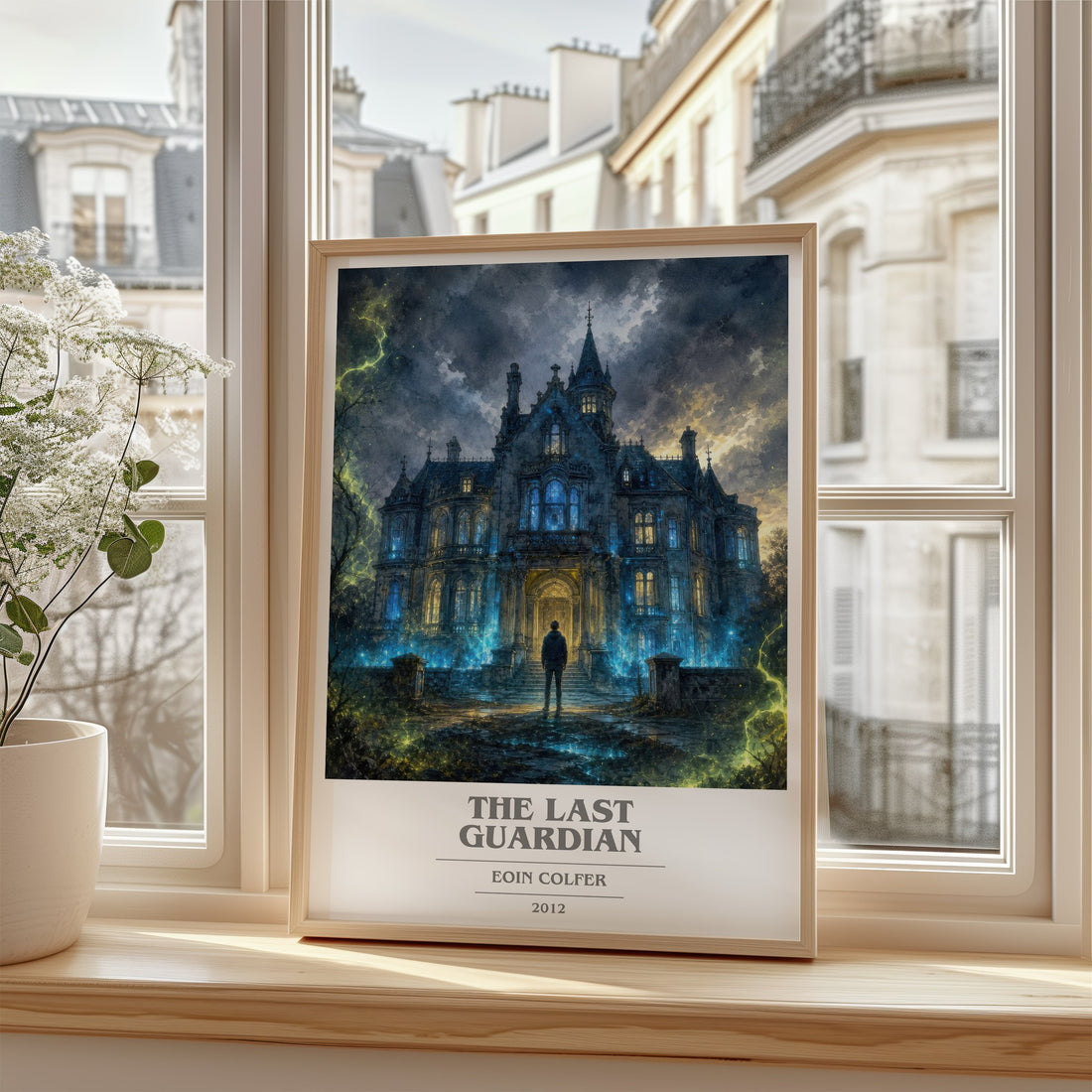 The Last Guardian book cover poster colour and style options – Eoin Colfer book art
