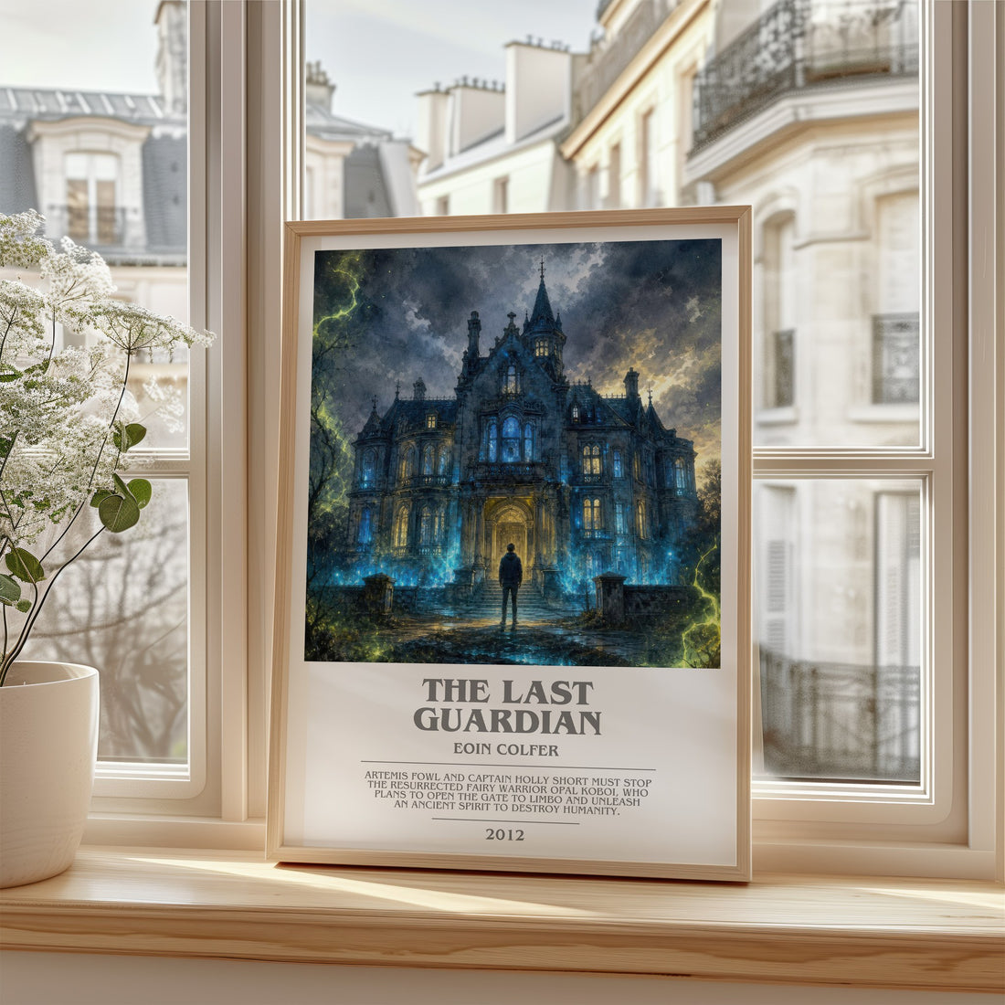 The Last Guardian bookish poster colour and style options – Eoin Colfer book art
