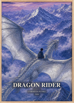 Dragon Rider Book Watercolour Illustration by Cornelia Funke