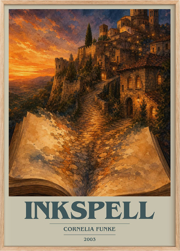 Inkspell Book Cover Poster by Cornelia Funke