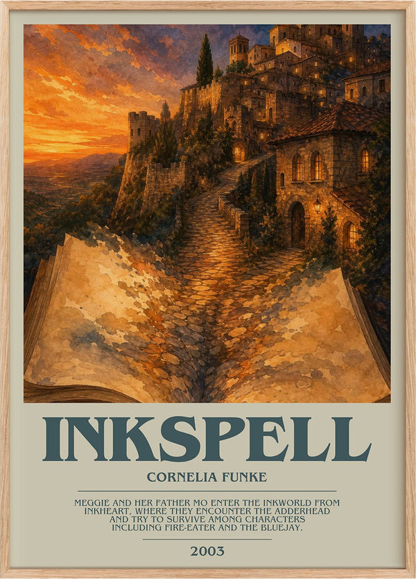 Inkspell Bookish Wall Art by Cornelia Funke