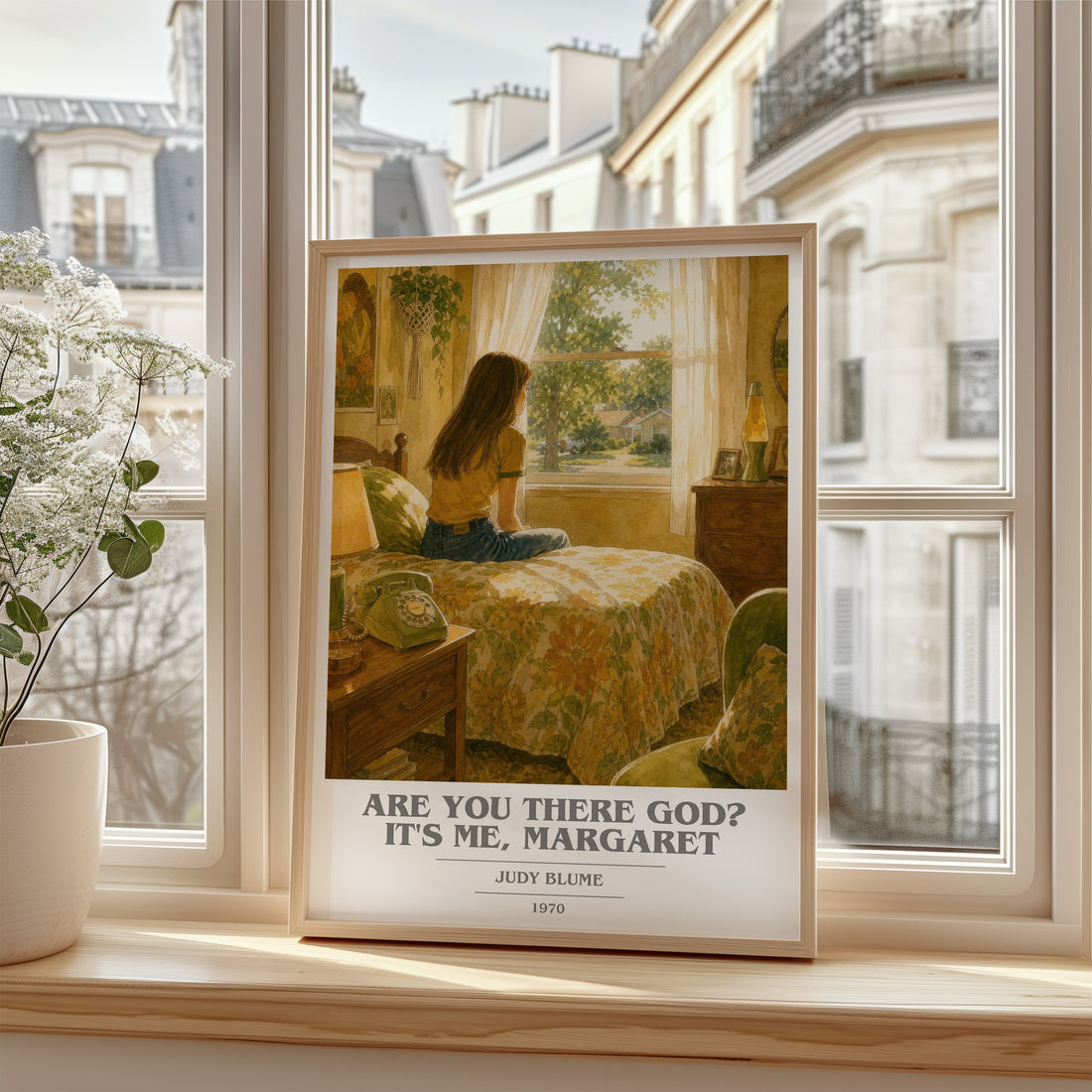 Are You There God? It's Me, Margaret book cover poster colour and style options – Judy Blume book art