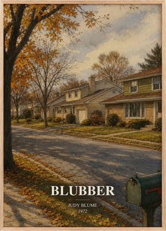 Blubber Book Watercolour Illustration by Judy Blume