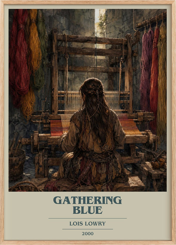 Gathering Blue Book Cover Poster by Lois Lowry