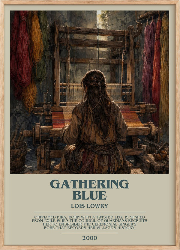 Gathering Blue Bookish Wall Art by Lois Lowry